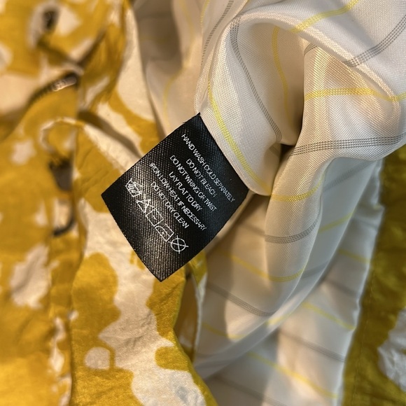 Sabie Floral Leaf Drawstring Waist Jacket M - Picture 7 of 7